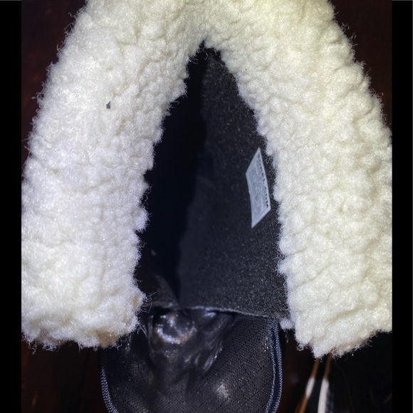 Sorel winter carnival waterproof seam sealed boot black w/stone faux fur 8.5 NEW - Picture 12 of 12